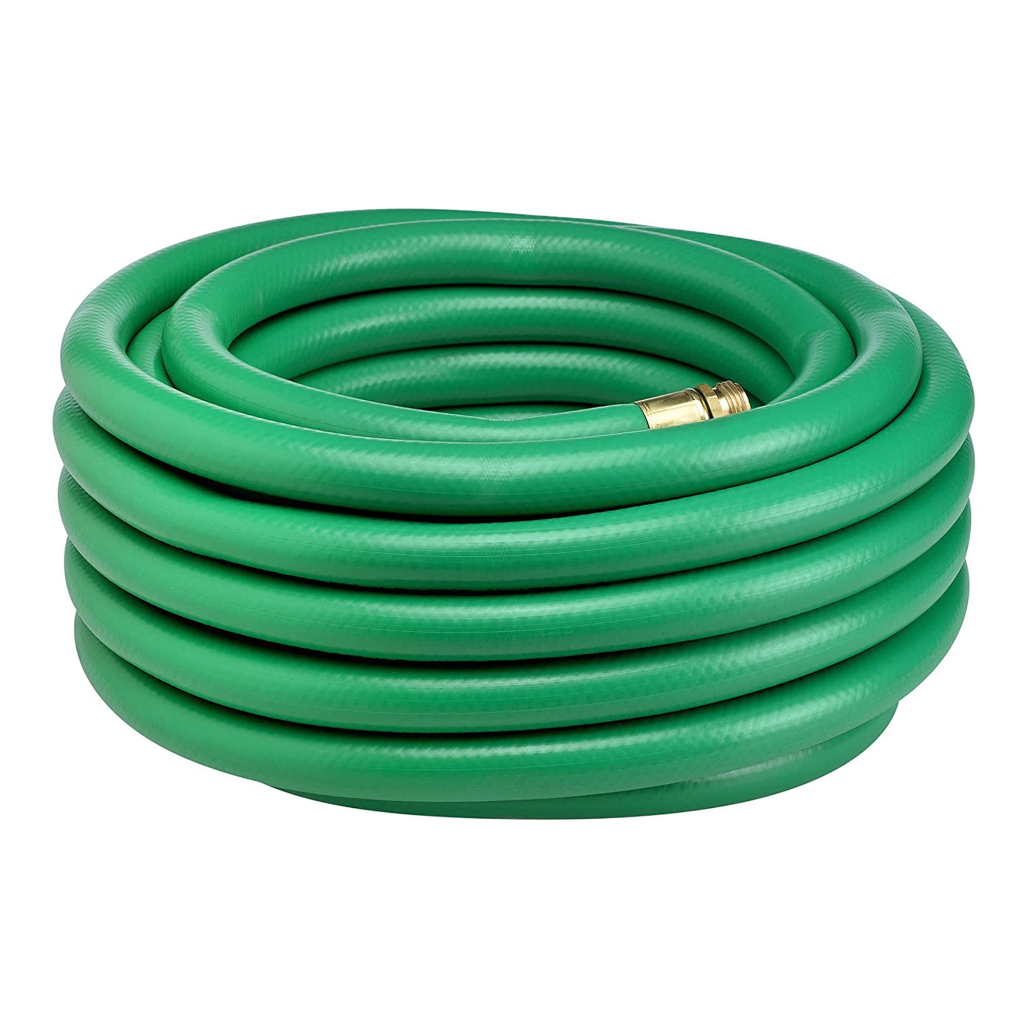 Underhill 50 Ft Green Water Hose w/ Precision Cloudburst Nozzle & Hose Adapter