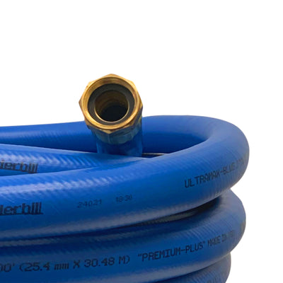 Underhill UltraMax Blue Premium 1 Inch x 100 Foot Heavy Duty Garden Water Hose