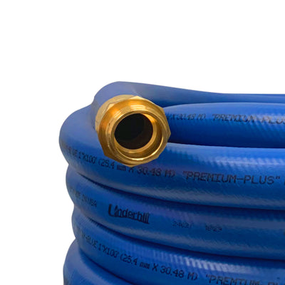 Underhill Blue Premium 1 Inch x 100 Foot Heavy Duty Garden Water Hose (Open Box) - VMInnovations