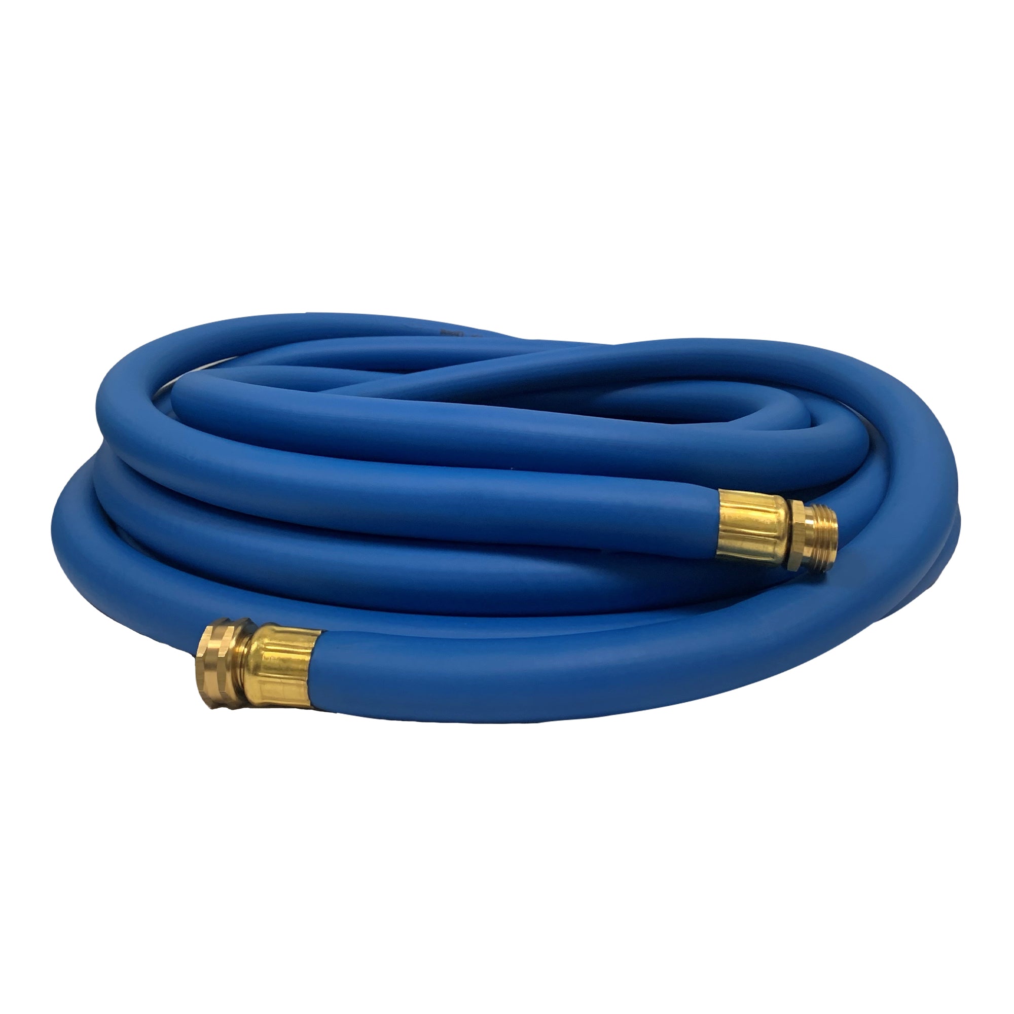 Underhill 50 Ft Blue Water Hose w/ Precision Cloudburst Nozzle & Hose Adapter