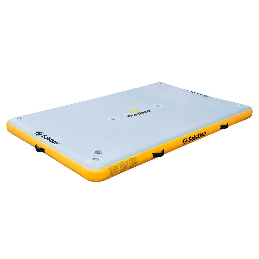 Solstice 8x5' Inflatable Floating Dock Rafting Platform w/Pump & Bag (Open Box)