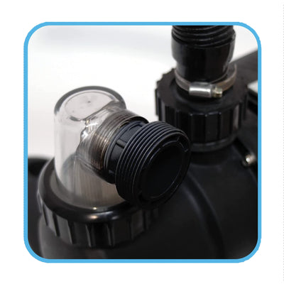 Swimline HydroTools 12in Pool Filter Pump & 40mm to 1.5in Hose Connection Kit - VMInnovations