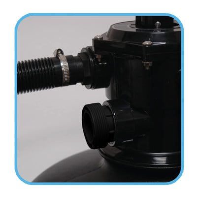 Swimline HydroTools 12in Pool Filter Pump & 40mm to 1.5in Hose Connection Kit - VMInnovations