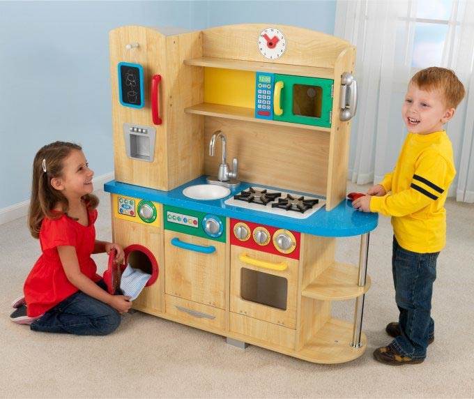 KidKraft Cook Together Kitchen Kids Pretend Play Set