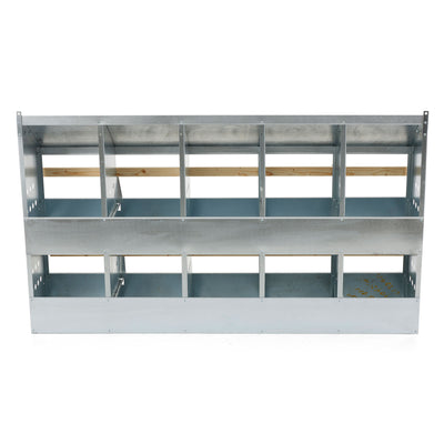 Brower 410B Steel 10 Hole 50 Bird Poultry Nest Chicken Brooding Box (Open Box) - VMInnovations