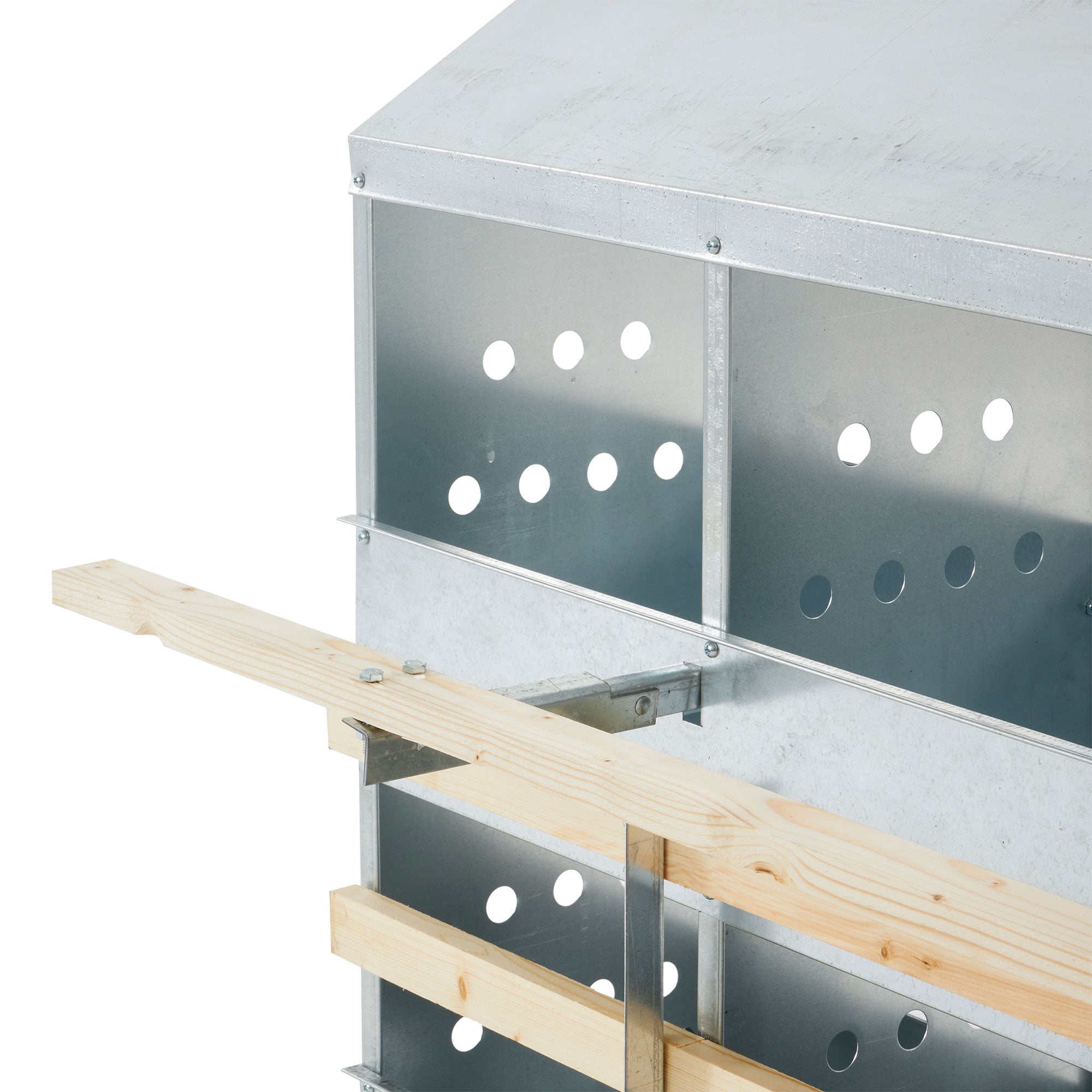 Brower 410B Steel 10 Hole 50 Bird Poultry Nest Chicken Brooding Box (Open Box) - VMInnovations