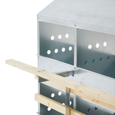 Brower 410B Steel 10 Hole 50 Bird Poultry Nest Chicken Brooding Box (Open Box) - VMInnovations