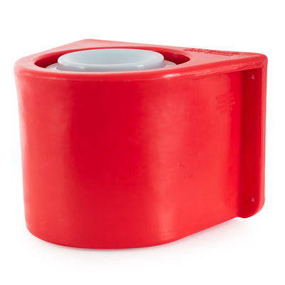 Insulated Horse Feed/Water 5 Gal Bucket Holder with Cover, Red (Open Box)