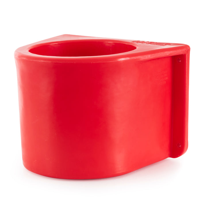 Insulated Horse Feed/Water 5 Gallon Bucket Holder with Cover, Red (Used)