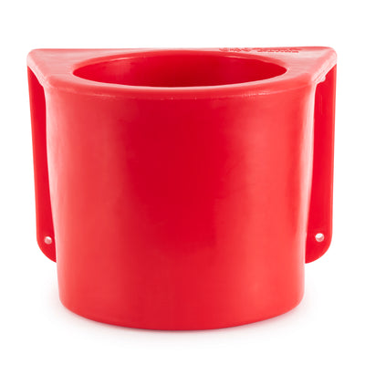 Insulated Horse Feed/Water 5 Gal Bucket Holder with Cover, Red (Open Box)