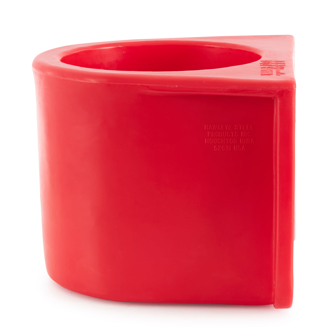 Insulated Horse Feed/Water 5 Gallon Bucket Holder with Cover, Red (Used)