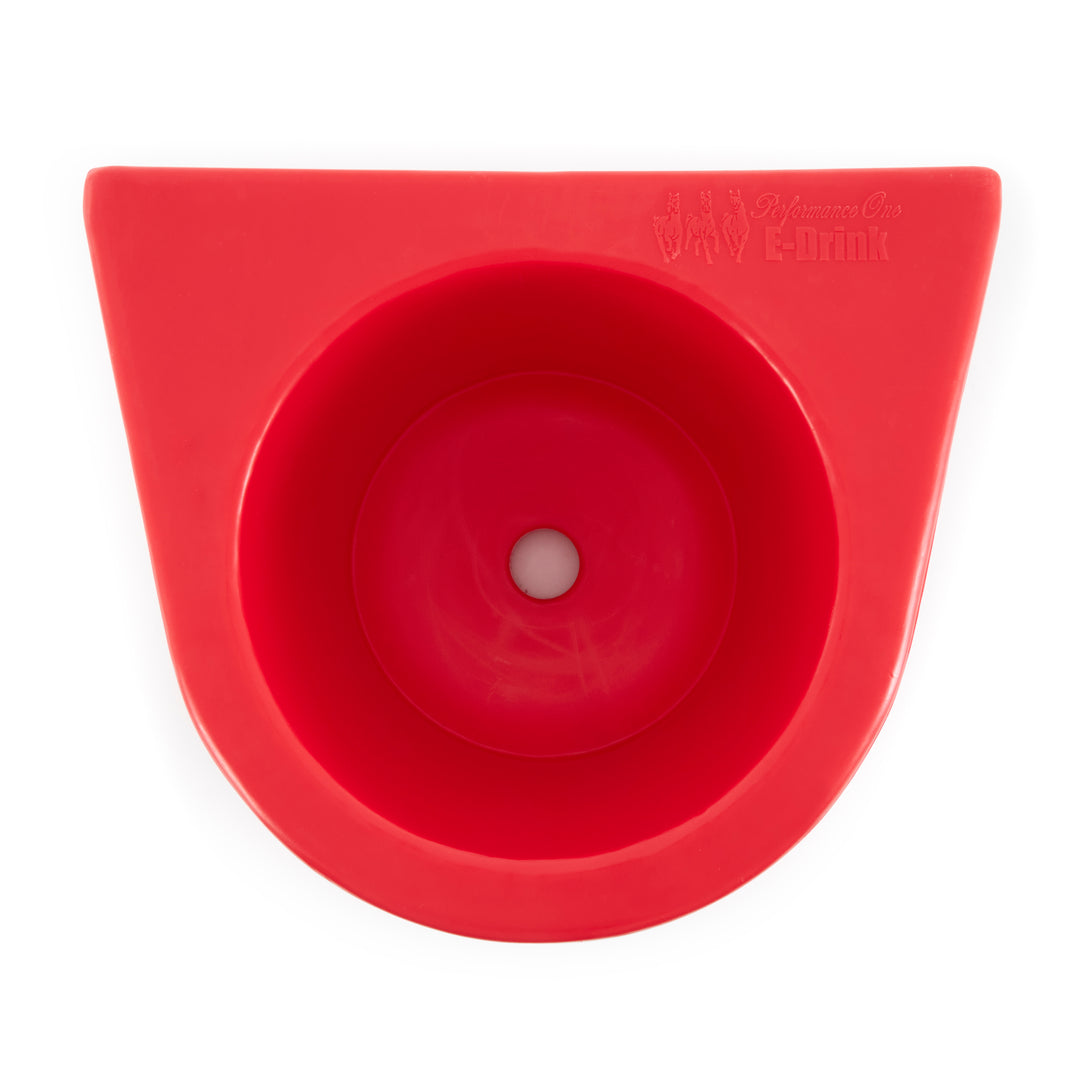 Insulated Horse Feed/Water 5 Gallon Bucket Holder with Cover, Red (Used)