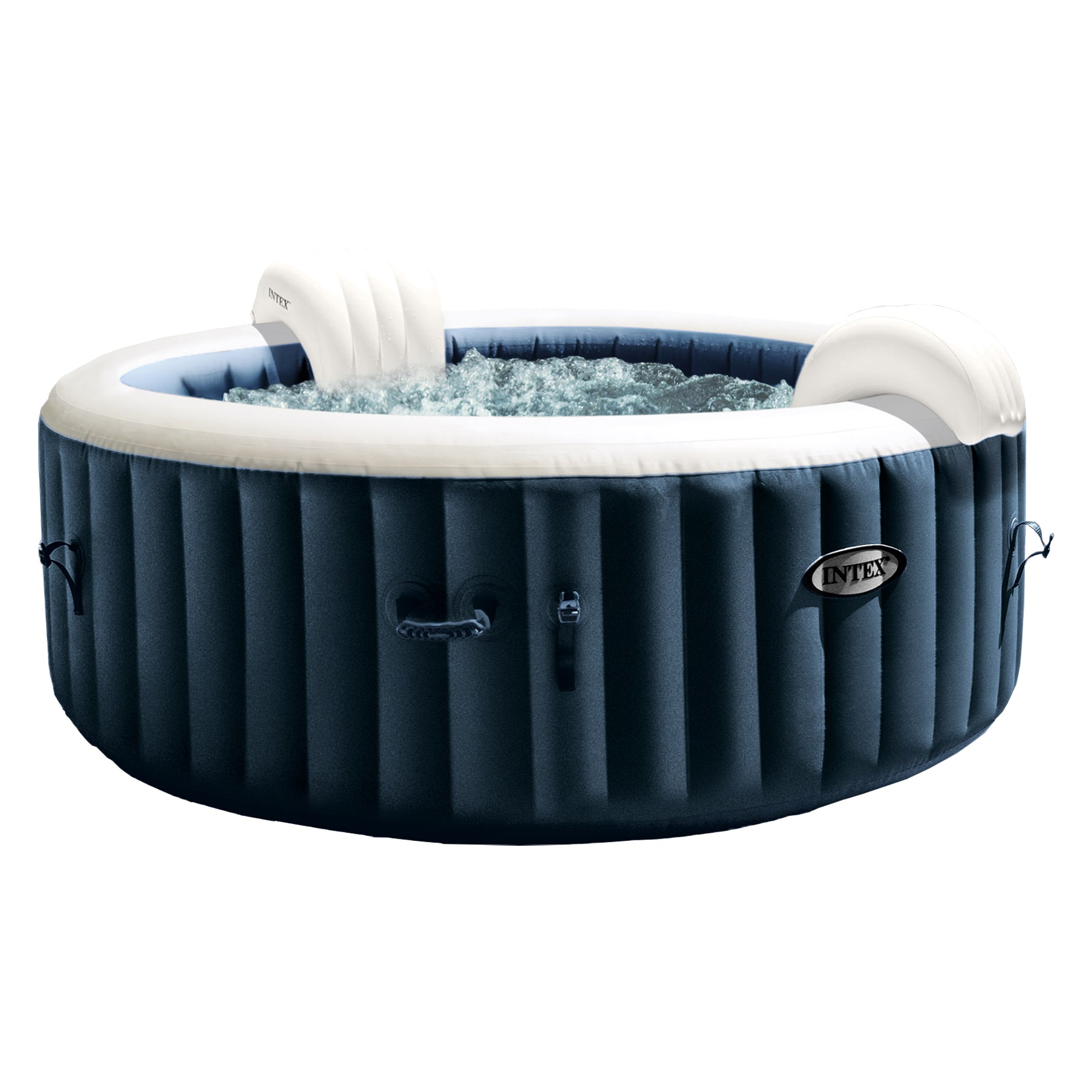Intex PureSpa Plus Inflatable Portable Bubble Jet Spa Hot Tub with Deluxe Bundle - VMInnovations