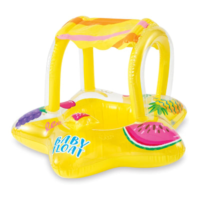 Intex 56573EP Outdoor Pool Inflatable Shaded Canopy Starfish Baby Float Raft - VMInnovations