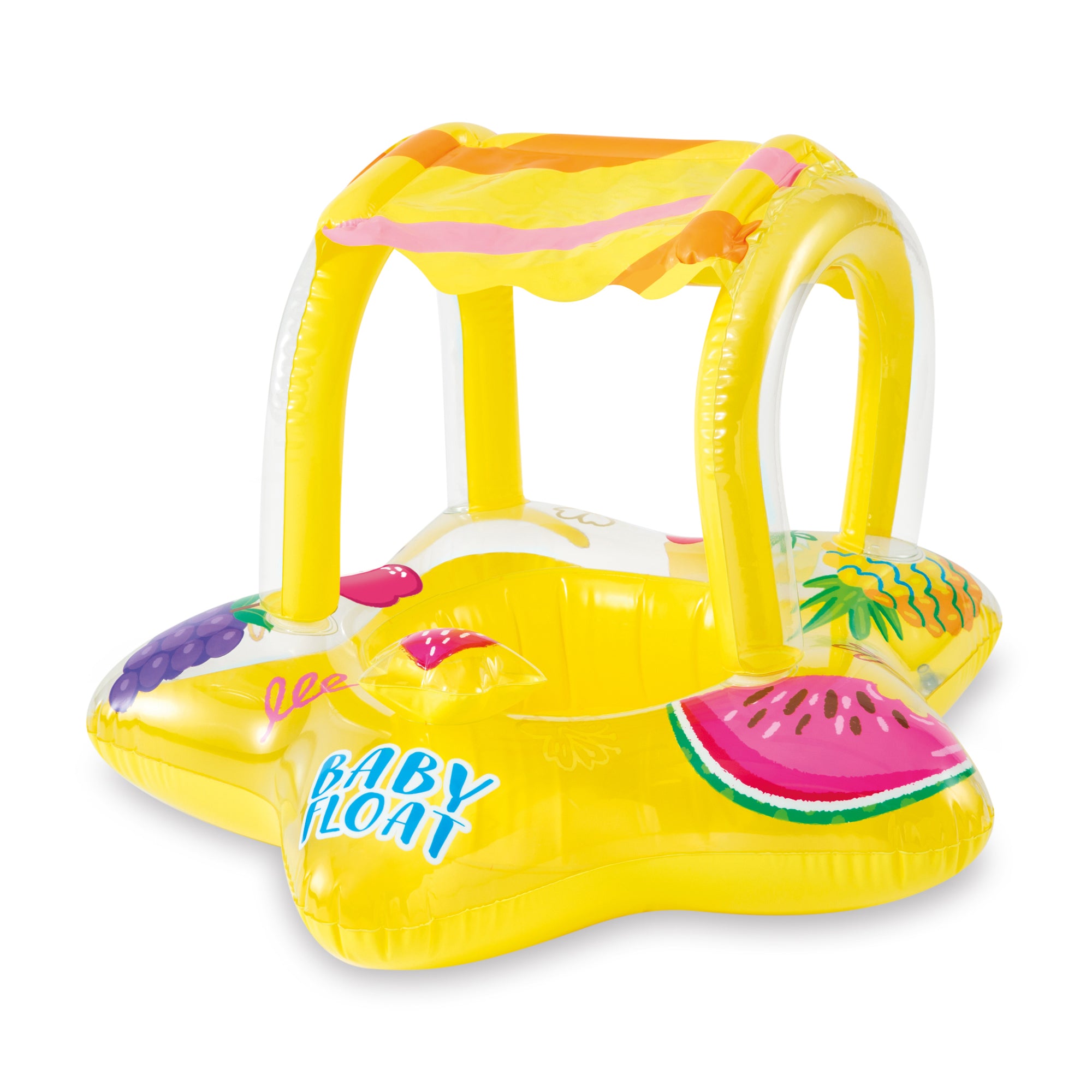 Intex 56573EP Outdoor Pool Inflatable Shaded Canopy Starfish Baby Float Raft - VMInnovations