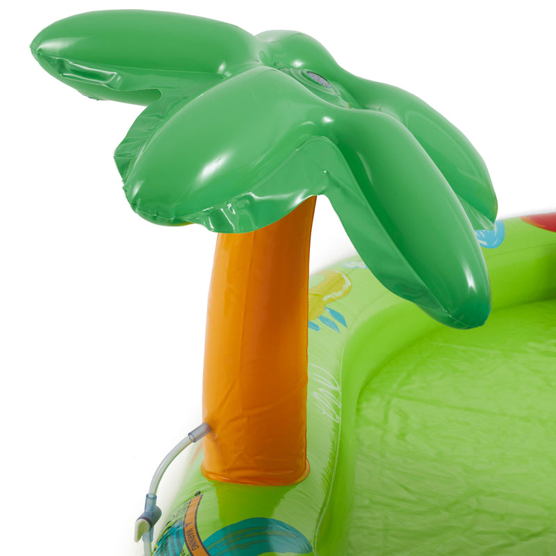 Little Dino Dinosaur Themed Inflatable Backyard Pool Play Center (Used)