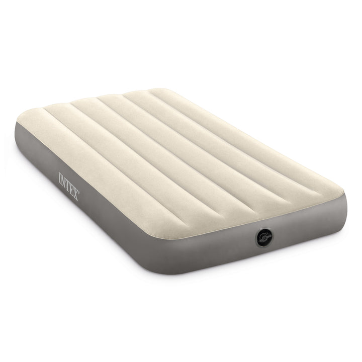 Intex 64101E Dura-Beam Standard Series Single Height Inflatable Airbed, Twin