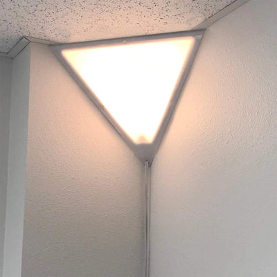 Home Concept Beacon 16" Triangle Corner Light with 17' AC Cord, White (Open Box)