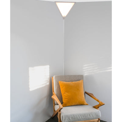 Home Concept Beacon 16" Triangle Corner Light with 17' AC Cord, White (Open Box) - VMInnovations