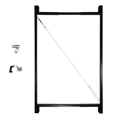 Lifetime Fence Adjust A Gate Wide Steel Frame Gate Building Kit (Open Box)