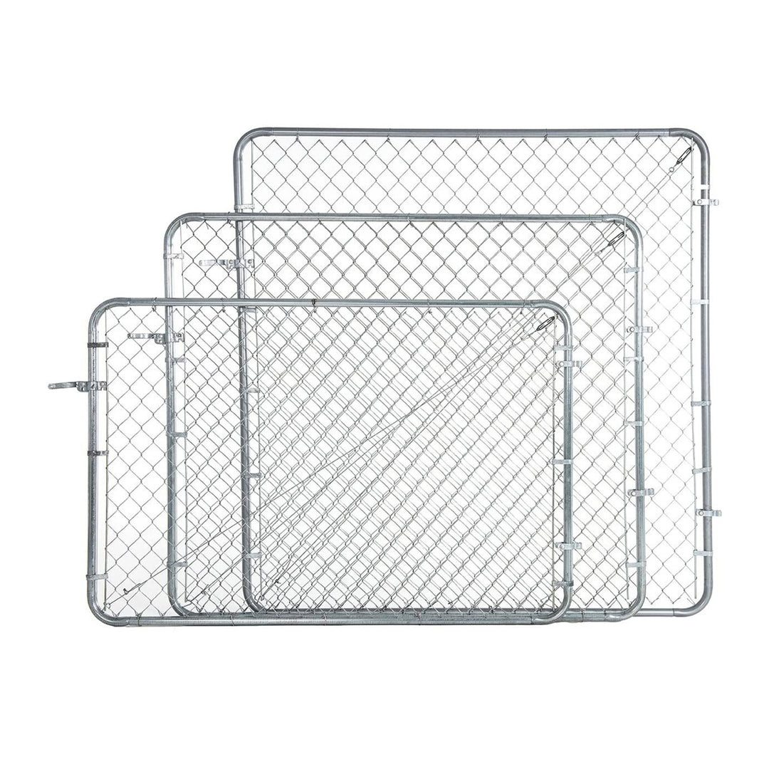 Adjust-A-Gate Fit-Right Chain Link Fence Walk-Through Gate Kit (24"-72"W x 6'H)