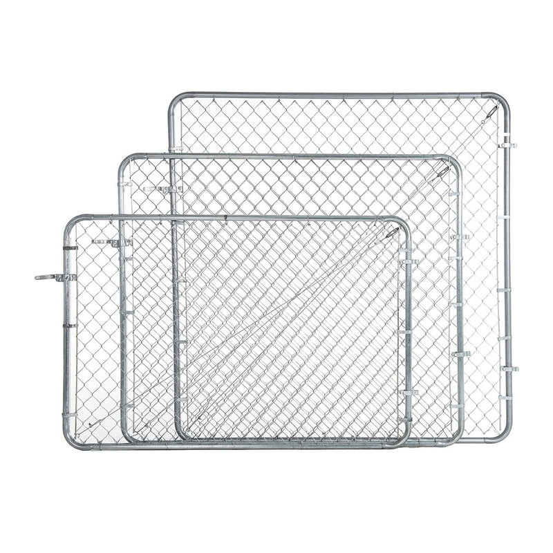 Adjust-A-Gate Fit-Right Chain Link Fence Walk-Through Gate Kit (24"-72"W x 6&