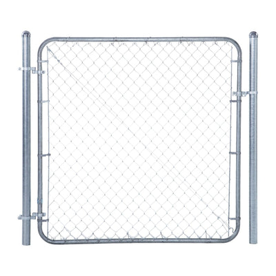 Adjust-A-Gate Fit-Right Chain Link Fence Walk-Through Gate Kit (24"-72"W x 6'H)