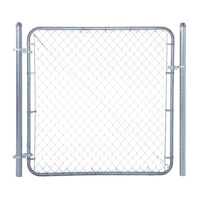 Lifetime Fence Fit Right Adjustable Walk Gate Kit, Round Corner Frame (Used) - VMInnovations