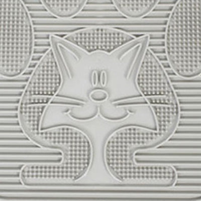 Omega Paw Paw Cleaning Litter Box Mat for Cats, Clean Floor and Carpet, (Used)