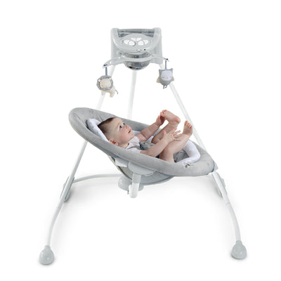 Ingenuity DreamComfort InLighten 6 Speed Baby Cradling Swing Music Chair, Braden - VMInnovations