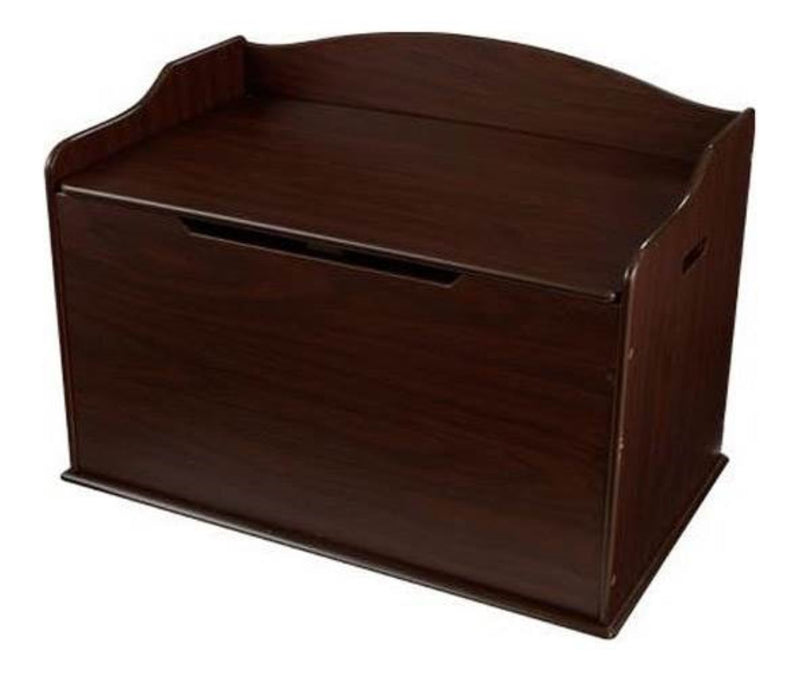KidKraft Austin Wood Toy Box Chest & Bench - Espresso - Open Box