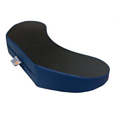 Rescue Non Skid Elevated Positioning Foam Support Pillow, Blue (Open Box)