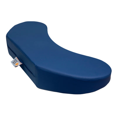 Rescue Non Skid Elevated Positioning Foam Support Pillow, Blue (Open Box)