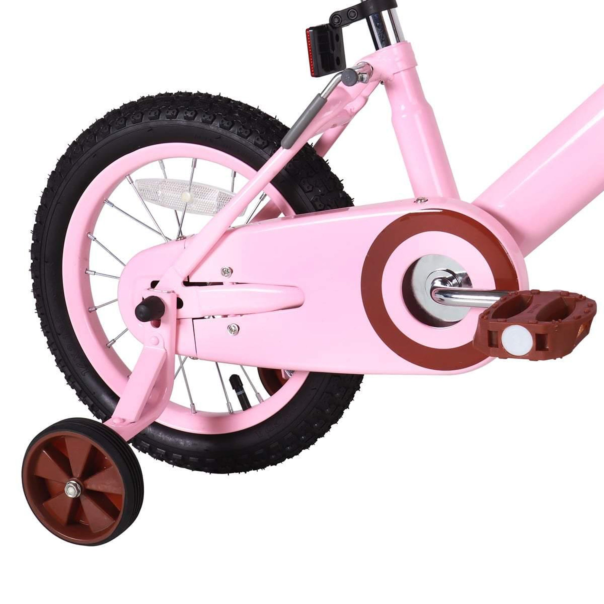 Joystar Vintage 12" Ages 2-7 Training Wheel Bike with Basket, Pink (For Parts) - VMInnovations