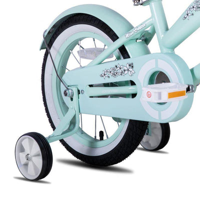 Joystar Kids Toddler Bike Bicycle with Training Wheels for Ages 3-5, Mint Green