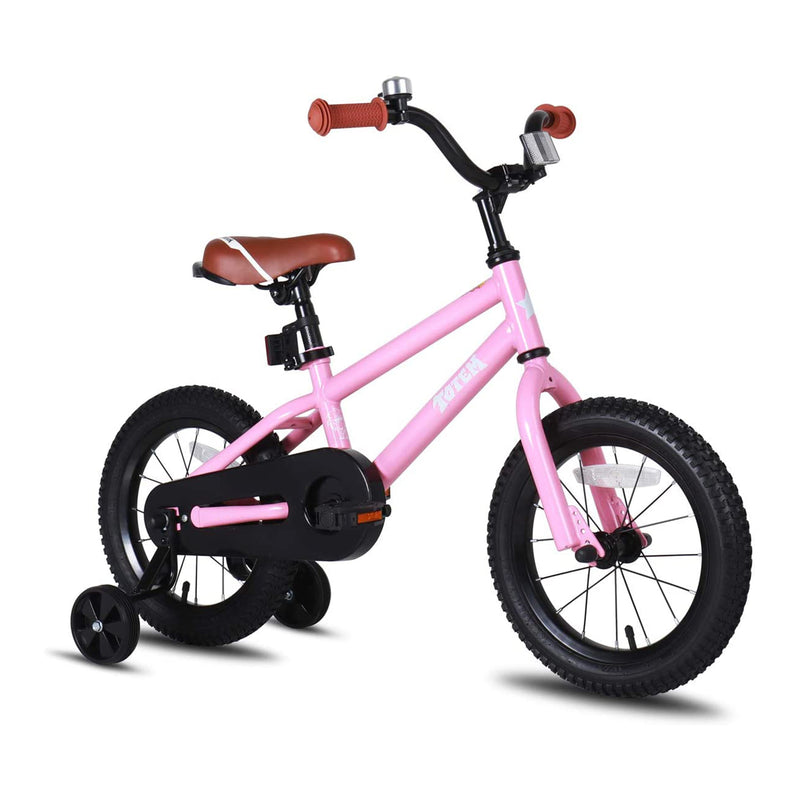 JOYSTAR Totem Kids Bike for Boys & Girls Ages 5-9 with Kickstand, 18", Pink