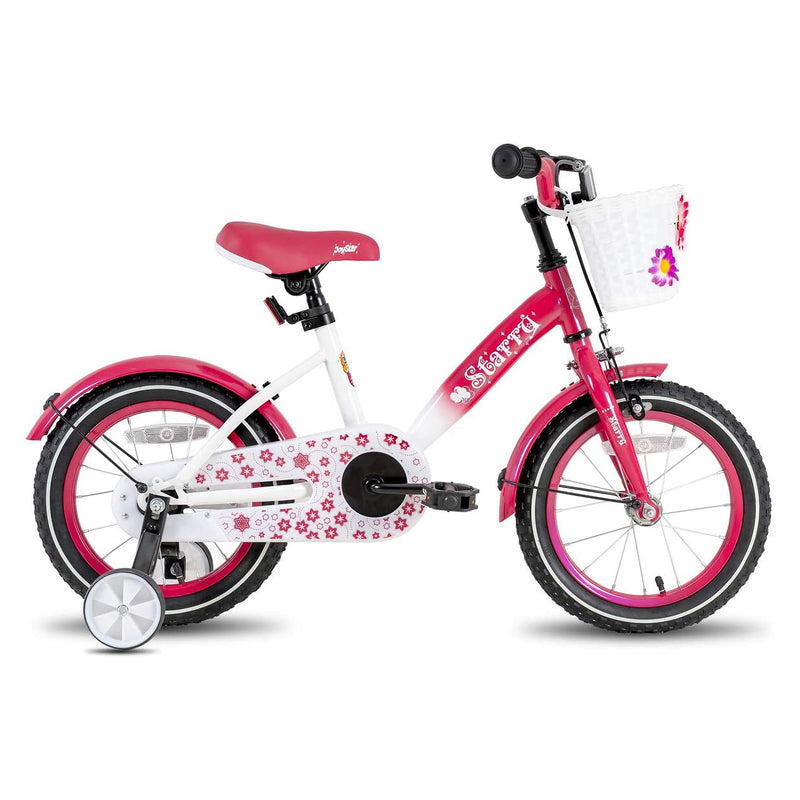 JOYSTAR Starry Girls Bike for Girls Ages 4-7 w/ Training Wheels, 16" (Open Box)