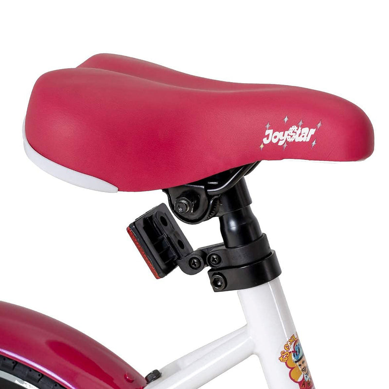 JOYSTAR Starry Girls Bike for Girls Ages 3-5 with  Training Wheels, 14", Pink