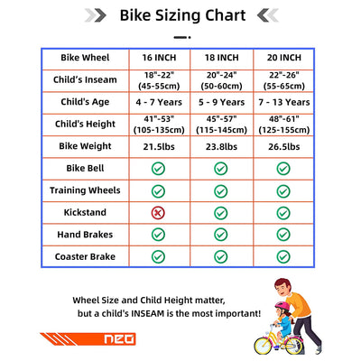 JOYSTAR NEO BMX Kids Bike for Boys Ages 7+ with Training Wheels (Open Box)