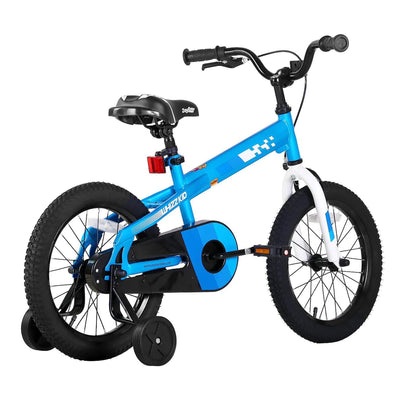 JOYSTAR Whizz Kids Bike Ages 4-7 w/Training Wheels, 16", Blue (Used) - VMInnovations
