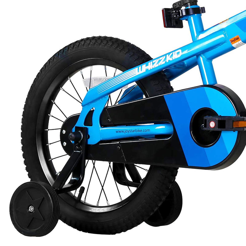 JOYSTAR Whizz Kids Bike for Boys & Girls Ages 4-7 w/ Training Wheels, 16", Blue