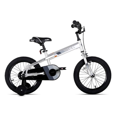 JOYSTAR Whizz Kids Bike for Boys & Girls,Training Wheels, 16", Silver (Open Box) - VMInnovations