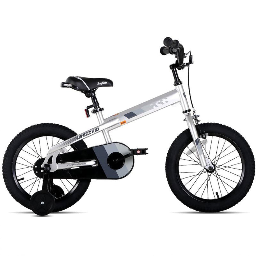 Joystar Whizz Kids Bike for Boys & Girls Ages 5-9 w/Kickstand, 18",Silver(Used)