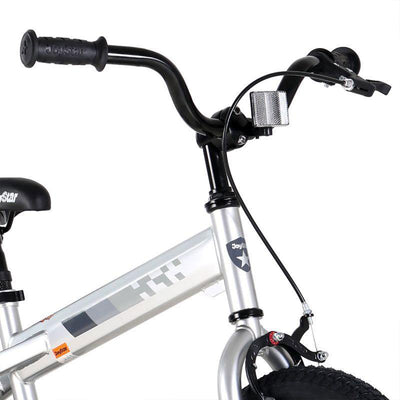 Joystar Whizz Kids Bike for Boys & Girls Ages 5-9 w/Kickstand, 18",Silver(Used) - VMInnovations