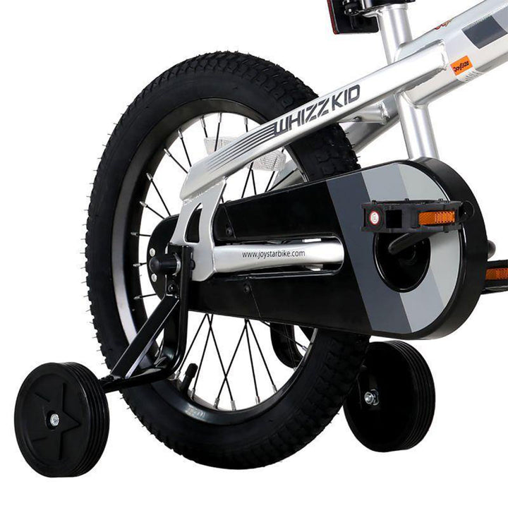 Joystar Whizz Kids Bike for Boys & Girls Ages 5-9 w/Kickstand, 18",Silver(Used)