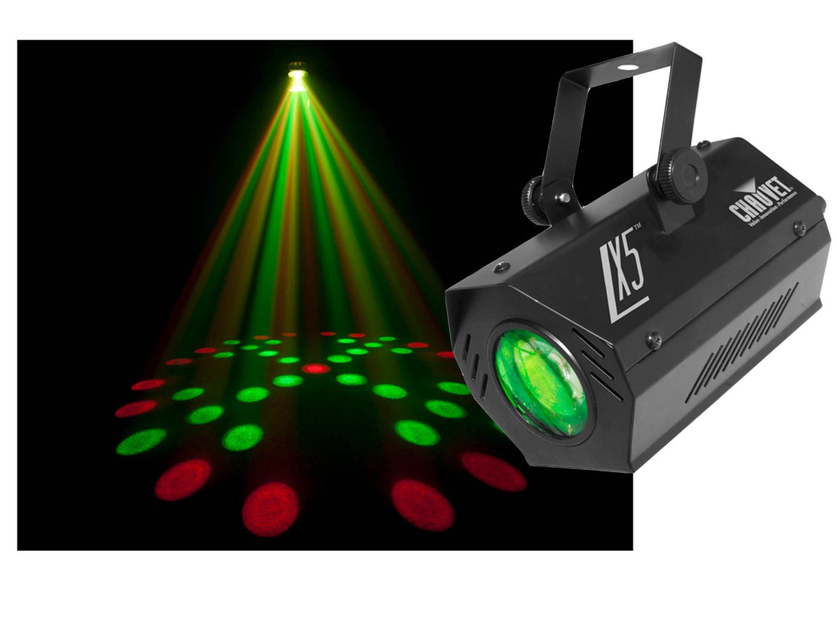 CHAUVET LX-5 Dance Club Stage Sound Activated LED DJ Moonflower Effect Light