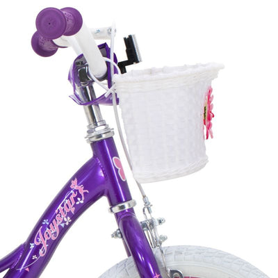 Joystar Fairy 18" Bike with Training Wheels for Ages 5 to 9, Purple (Open Box) - VMInnovations