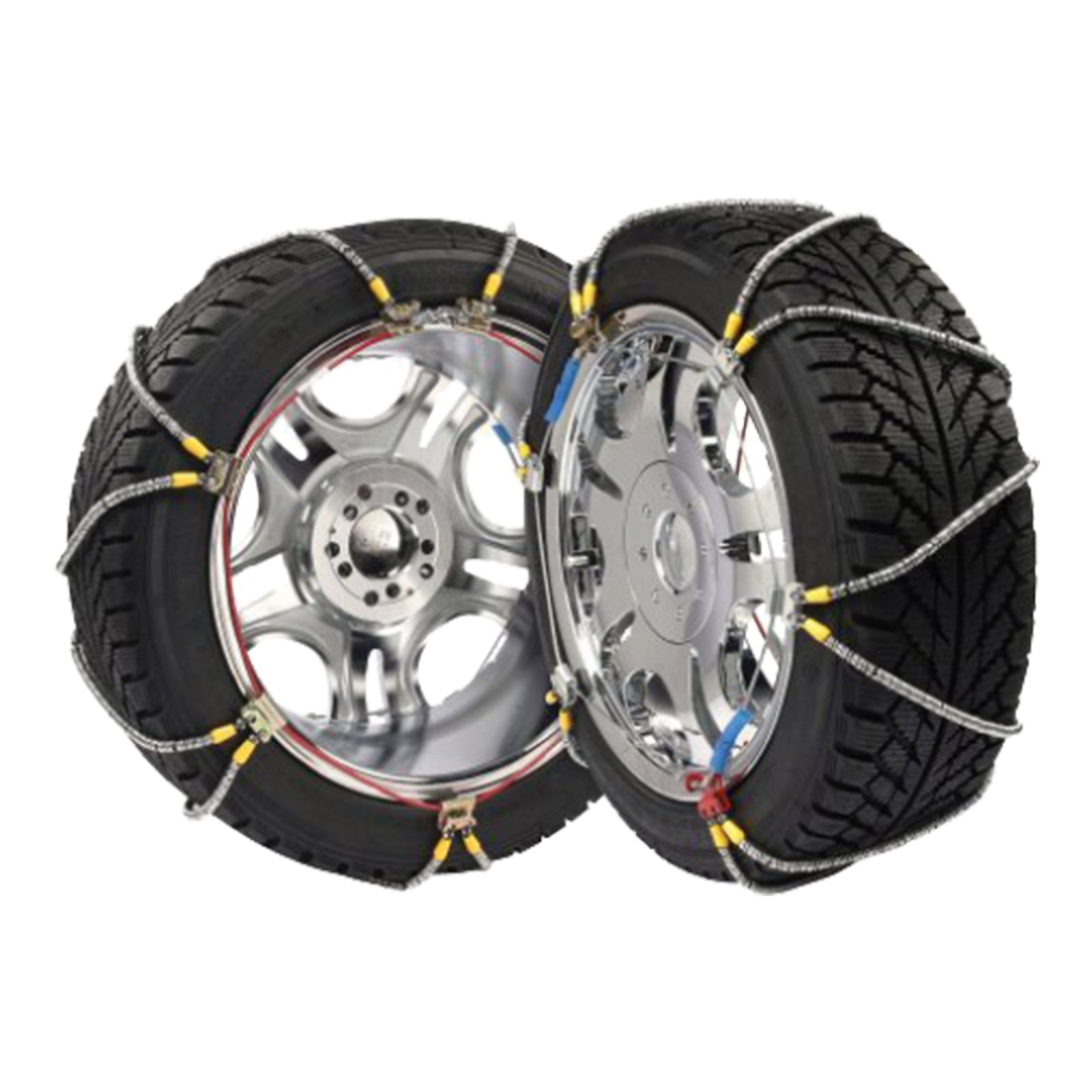 Security Chain Winter Tractor Cable Grip Traction Tire Chains (2 PK) (Open Box) - VMInnovations