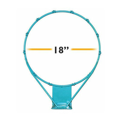 Dunn-Rite Deck Pool Basketball Hoop + ProVolly Pool Regulation Volleyball Set