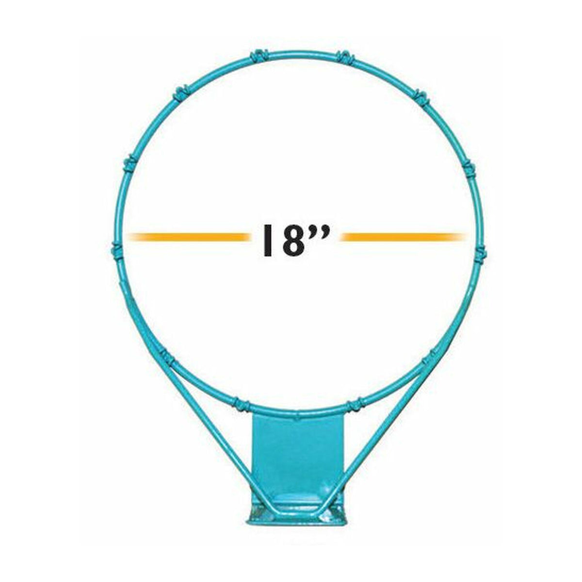 Dunn-Rite Deck Pool Basketball Hoop + V400 WaterVolley Pool Volleyball Set